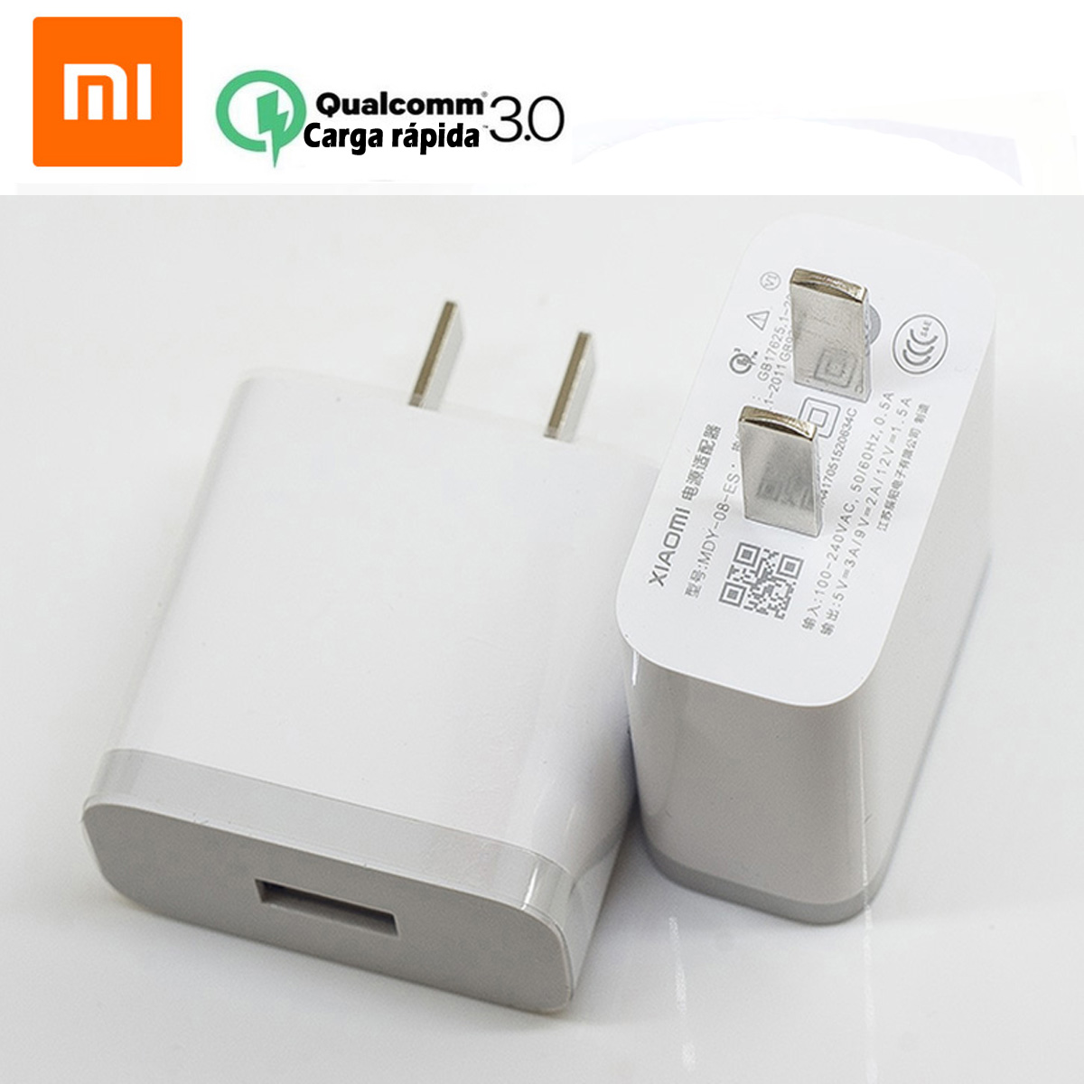 Cargador Original Xiaomi Redmi Note 8 Pro Carga Rapida de 18W 3.0 Garantizado - Imagen 6