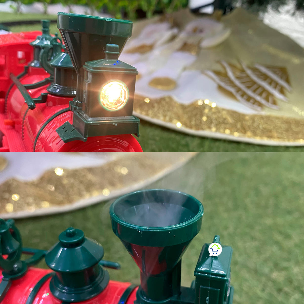 Tren Clasico de Navidad 24 Piezas Luces Sonidos Infantil TCNO3 - Imagen 10