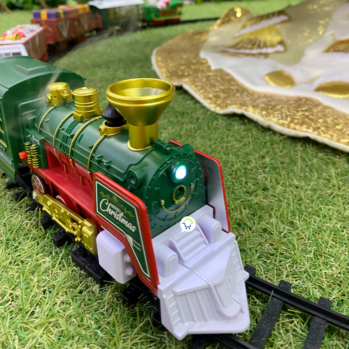 Tren Clasico de Navidad 24 Piezas Luces Sonidos Infantil TCNO3 - Imagen 9