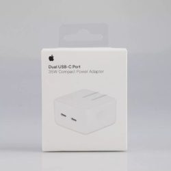 Cargador iPhone 35W Original Carga Rapida Doble Puerto de Carga USB-C