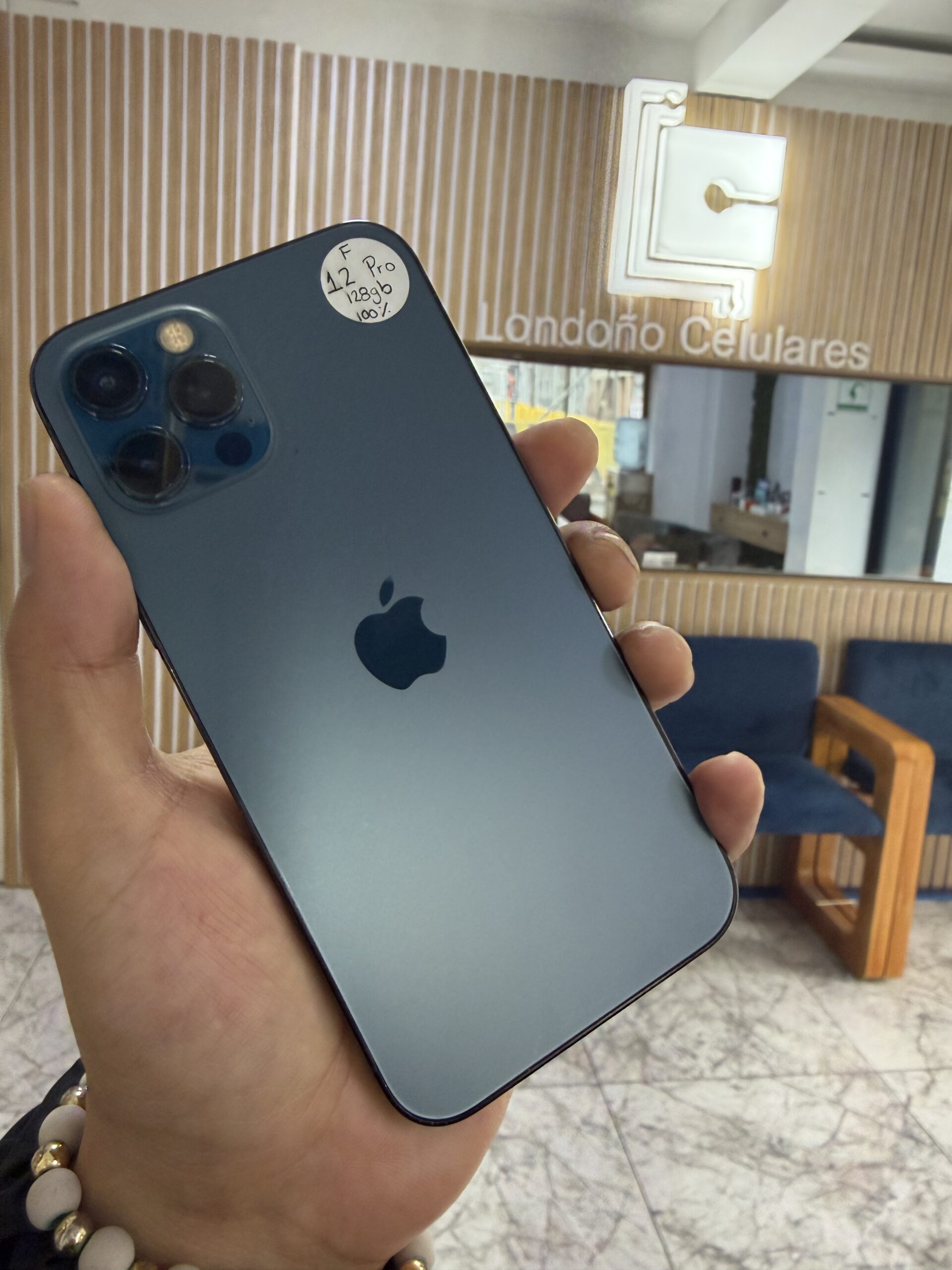 iPhone 12 Pro de 128 GB Batería 100% 5G Azul 1 iPhone 12 Pro de 128 GB Batería 100% 5G Azul