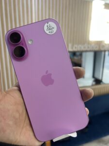 iPhone 16 de 128 GB 91% Bateria 91% Color Rosa Usado Como Nuevo