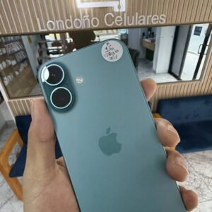 iPhone 16 de 128 GB Bateria 90% Verde Azulado en Pasto Nariño
